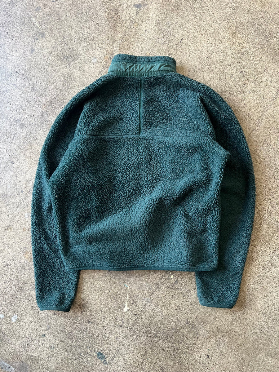 1990s Patagonia Pine Green Fleece Jacket