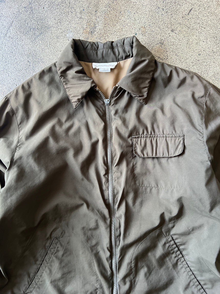 2000s Brown Nylon Jacket