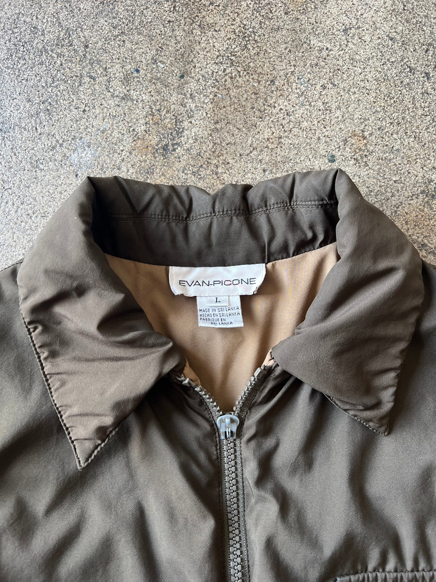 2000s Brown Nylon Jacket