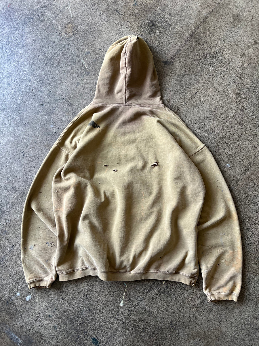 1990s Distressed Earth Tone Authentic Dallas Hoodie