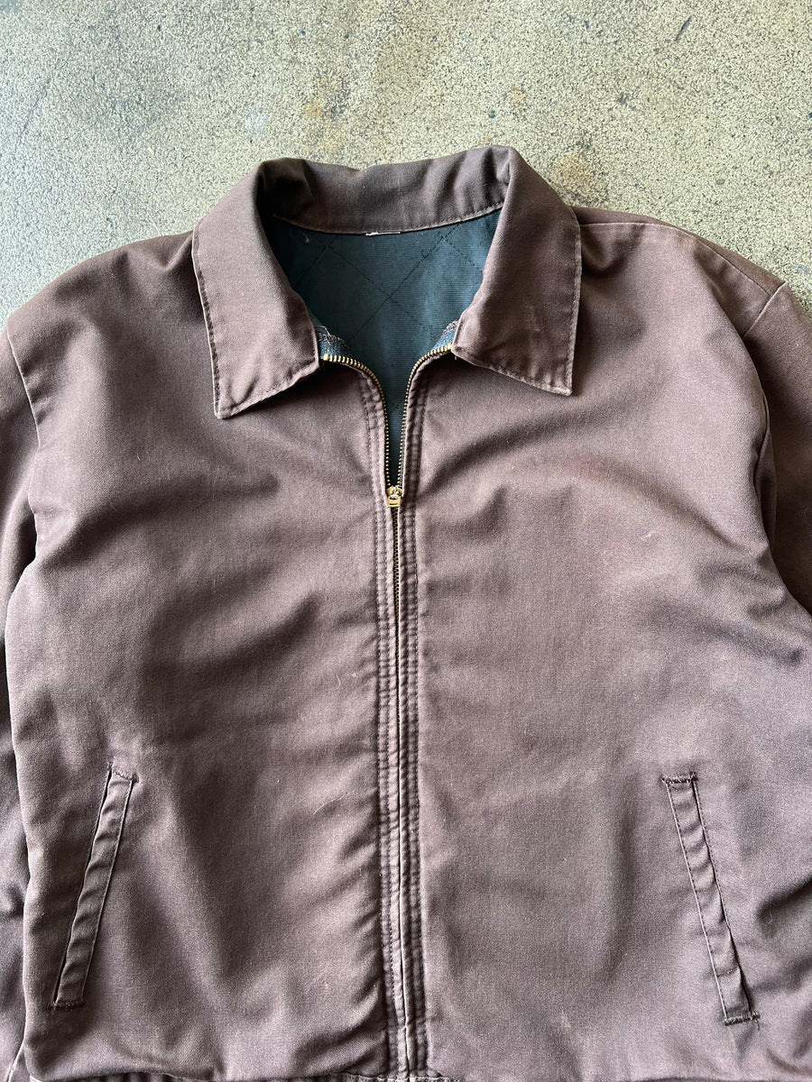 1980s Brown Work Jacket