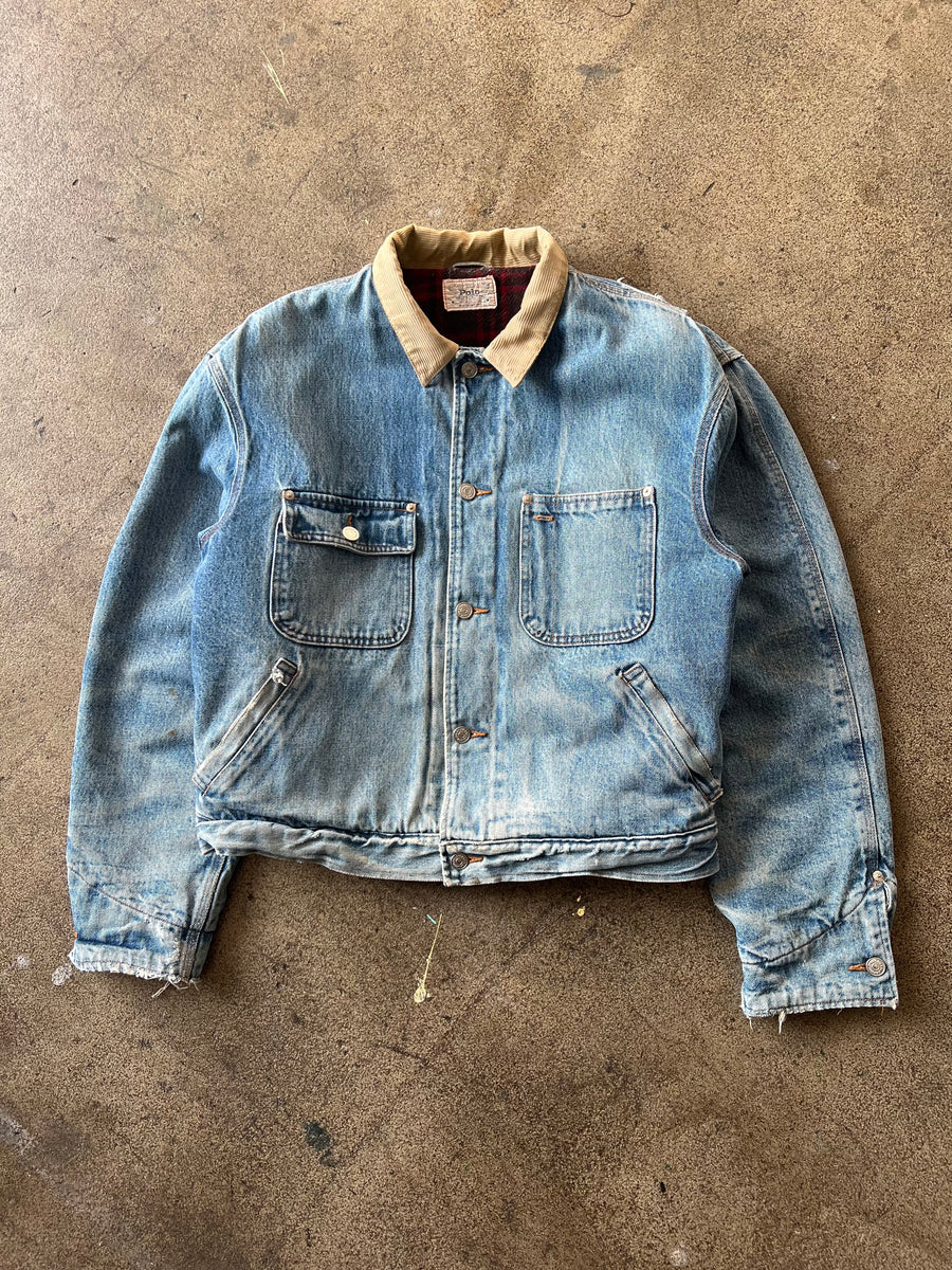 1980s Polo Ralph Lauren Type II Blanket Lined Denim Jacket