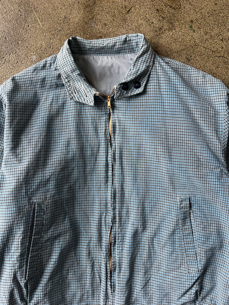 1950s Blue Check Ricky Reversible Jacket – Ametora