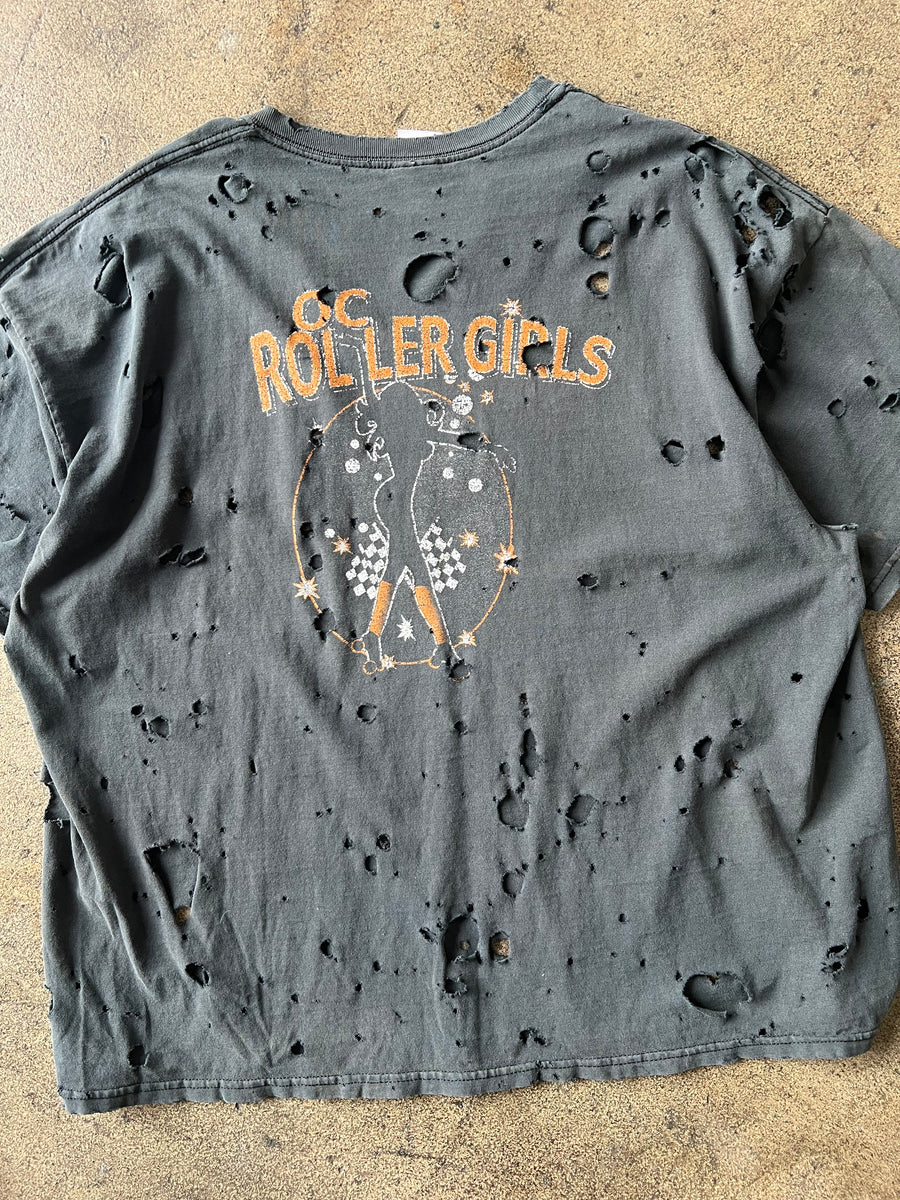 2000s OC Roller Girls Thrashed Tee