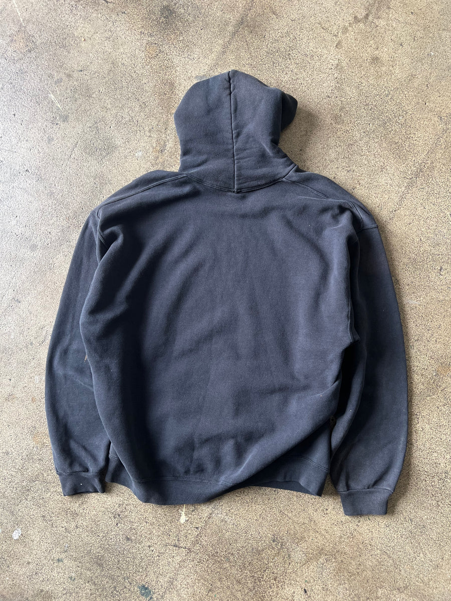 2000s Russell Faded Black Hoodie