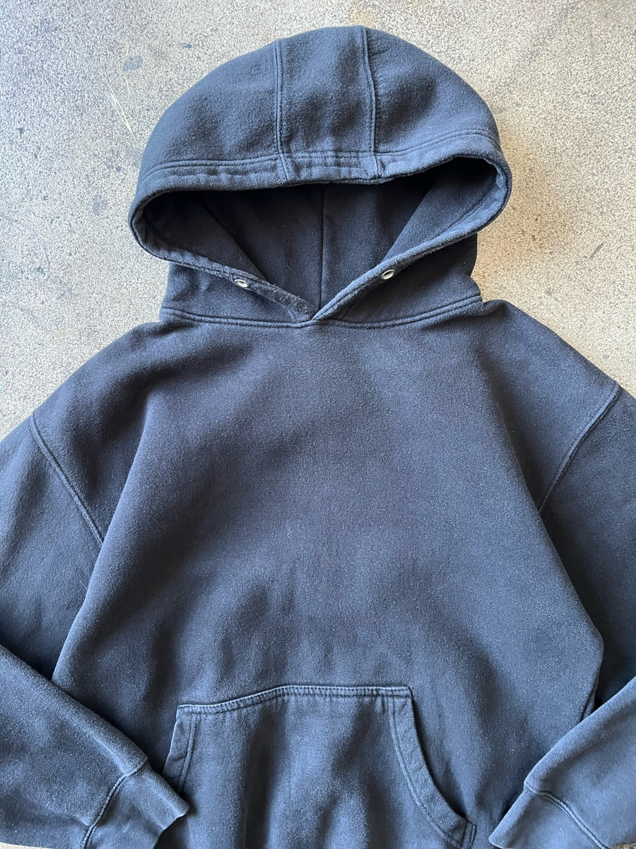 2000s Faded Black Hoodie