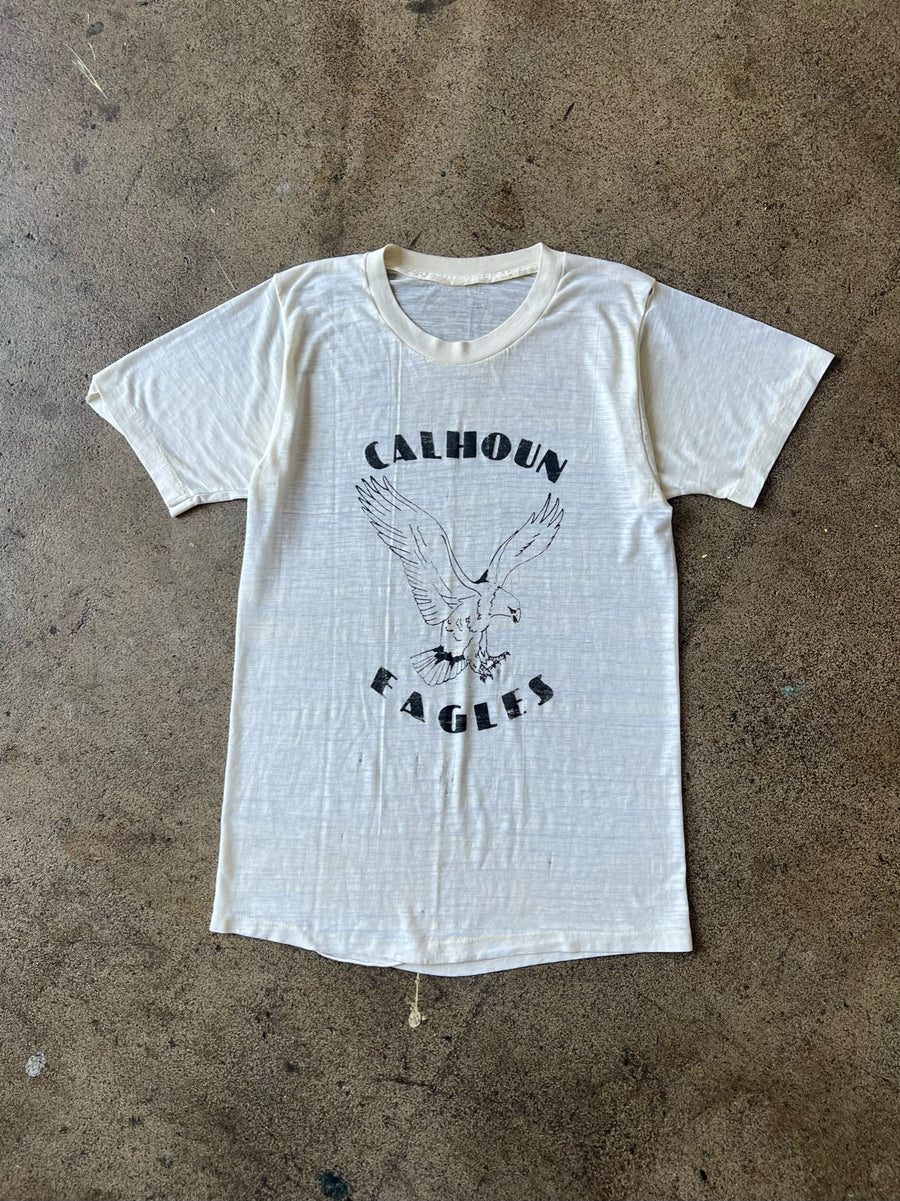 1970s Calhoun Eagles Sheer Tee