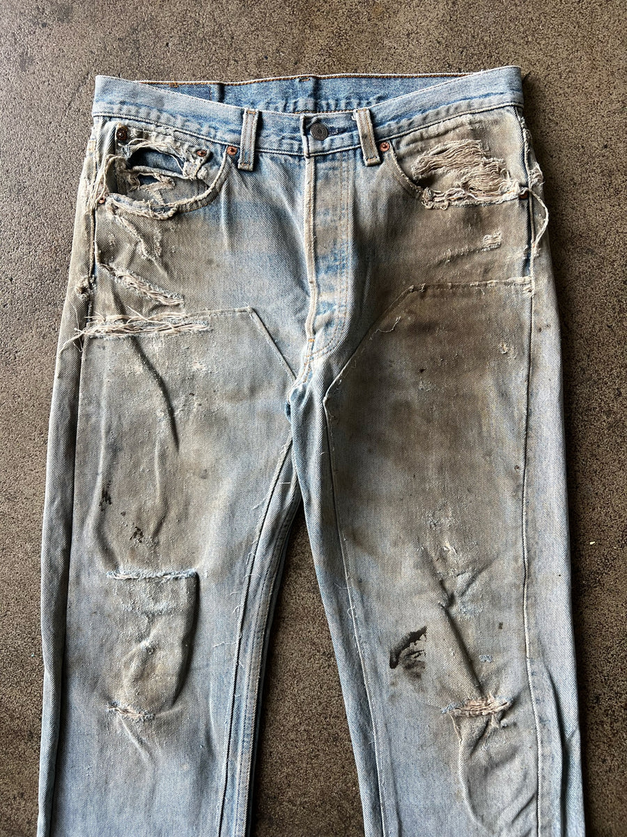 1990s Levi's 501 Double Knees Dirty Wash 31