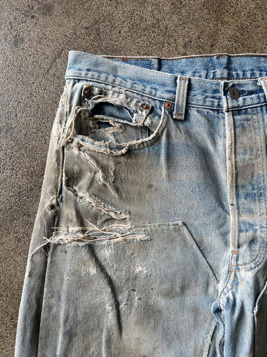 1990s Levi's 501 Double Knees Dirty Wash 31