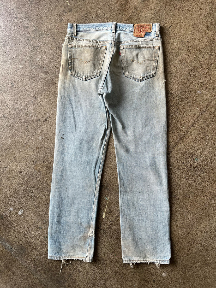 1990s Levi's 501 Double Knees Dirty Wash 31