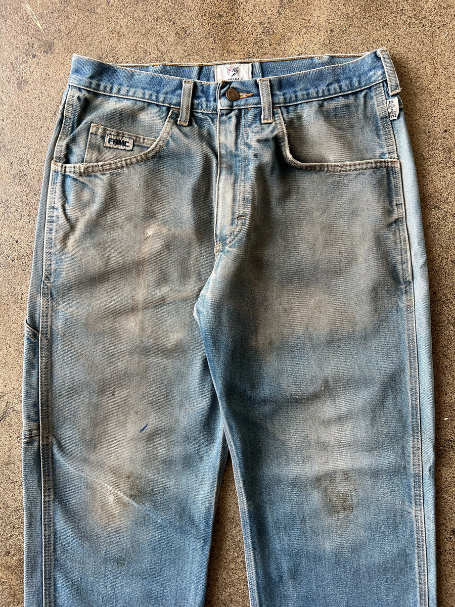 2000s Tyndale Fire Retardant Dirty Wash Carpenter Jeans 31