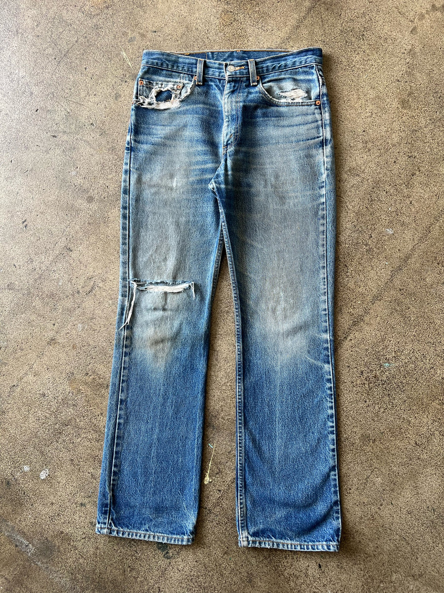 1990s Levi's 517 Dirty Wash Bootcut Jeans 31