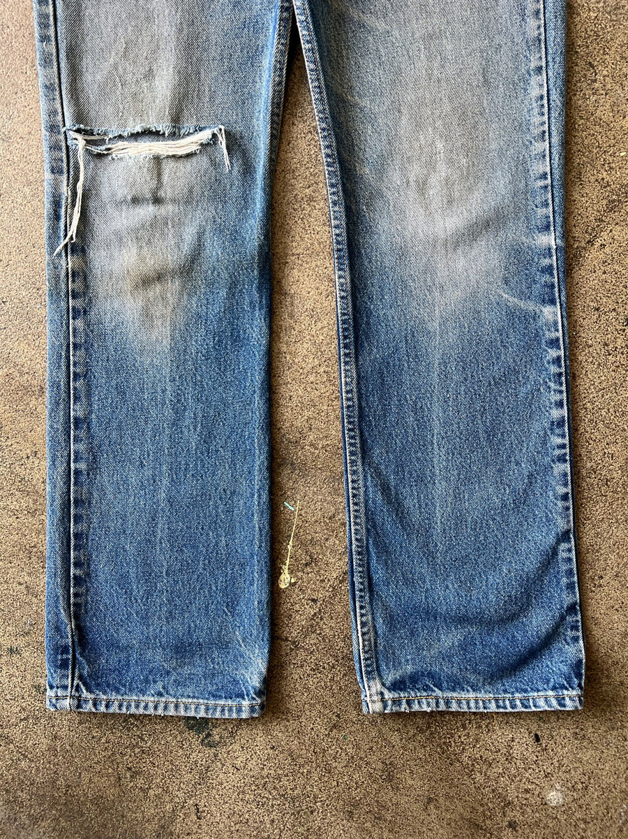 1990s Levi's 517 Dirty Wash Bootcut Jeans 31