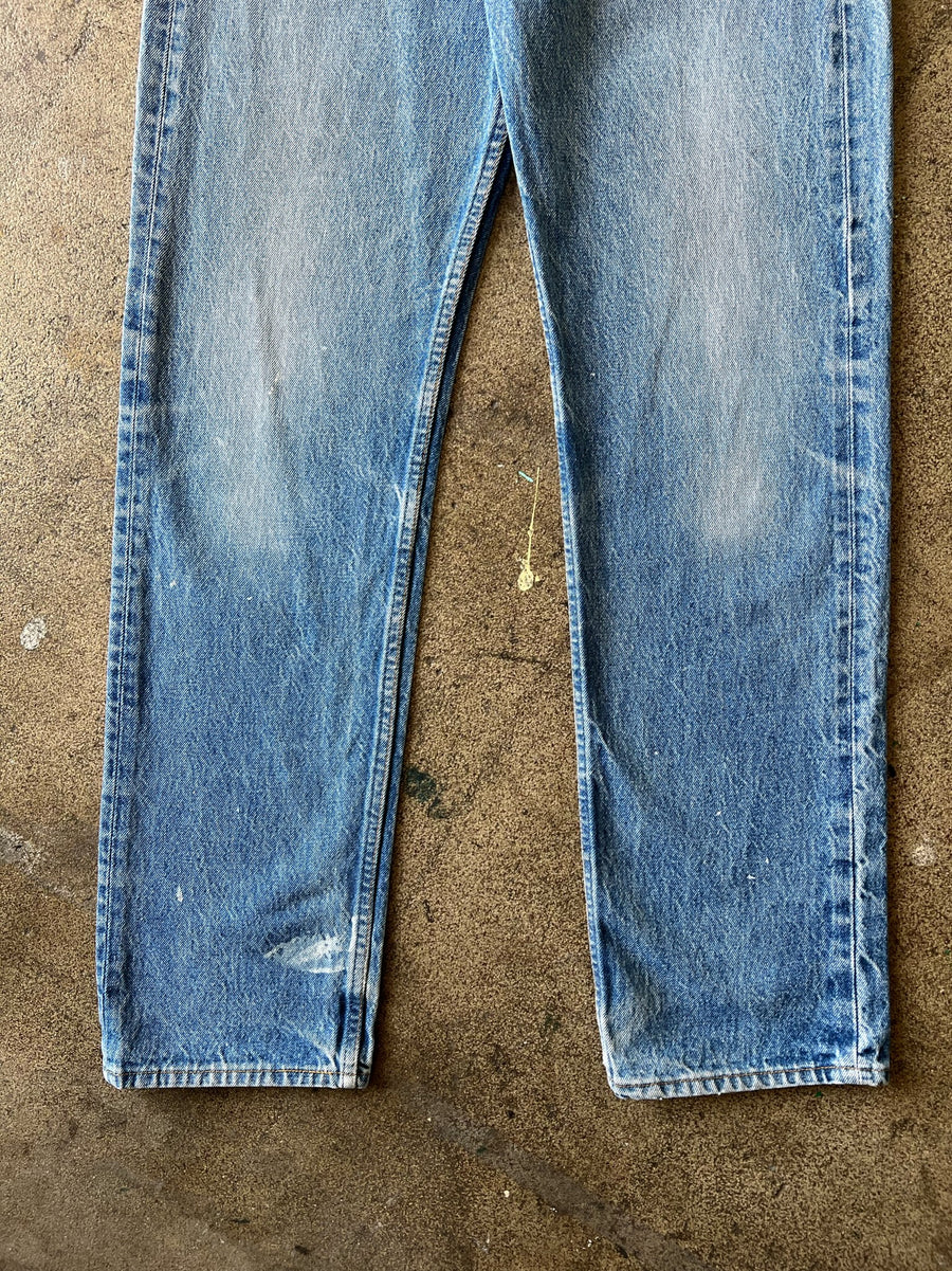 1990s Levi's 501 Faded Mid Wash Jeans 32