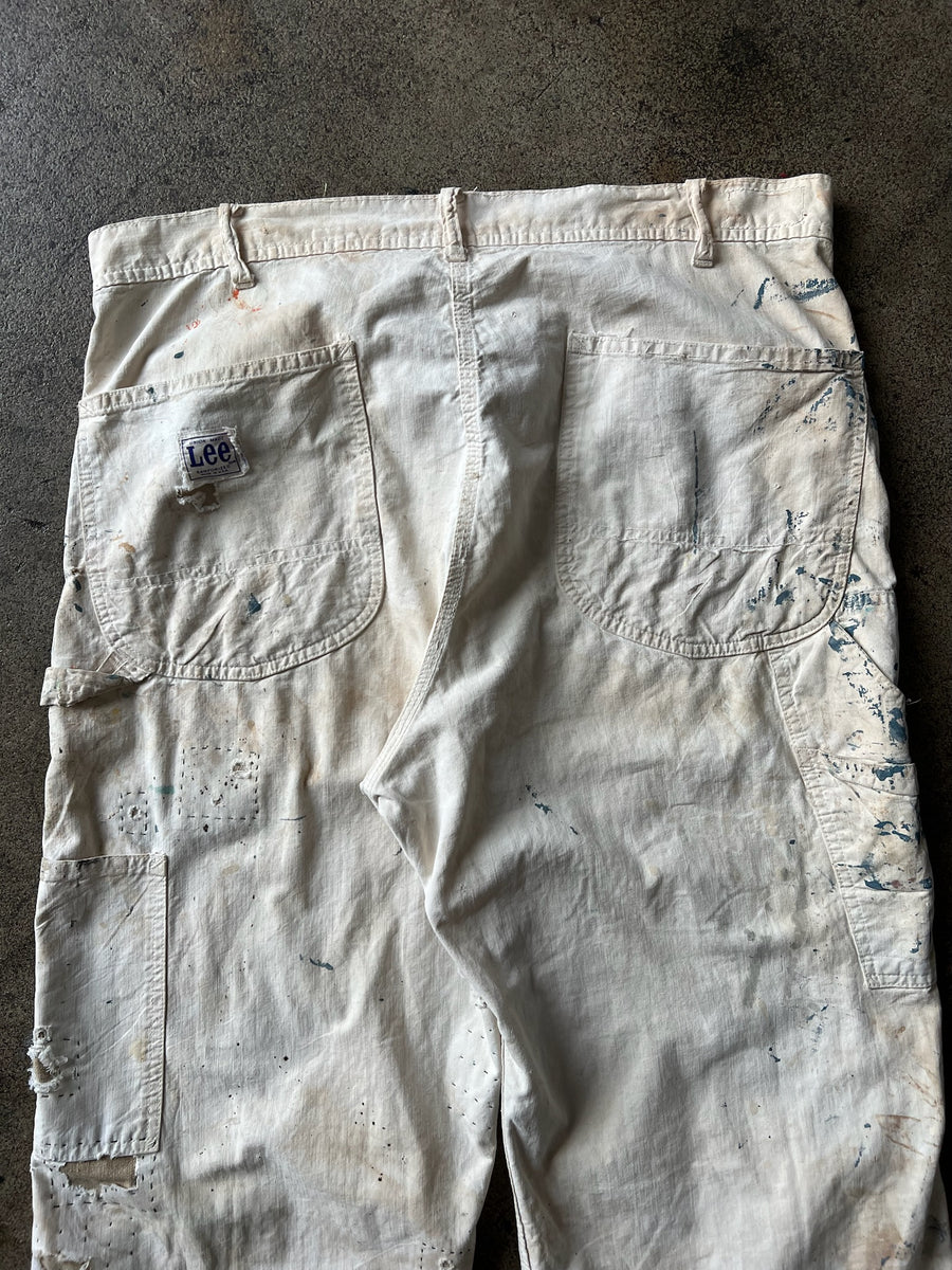 1950s Lee Donut Button Double Knee Painter Pants 37