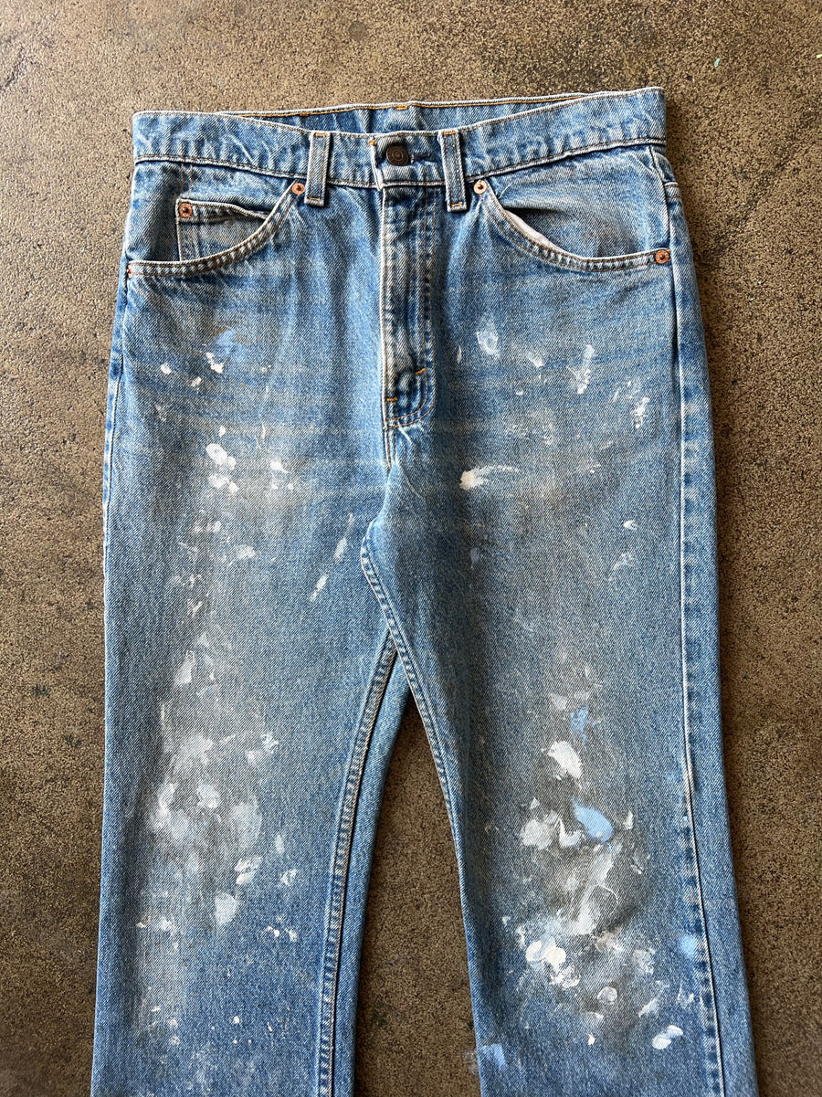 1990s Levi's 517 Orange Tab Painter Jeans 30