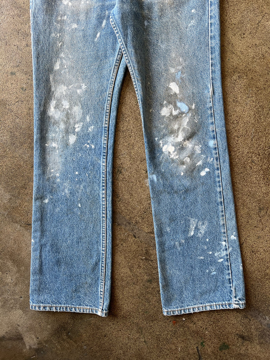 1990s Levi's 517 Orange Tab Painter Jeans 30