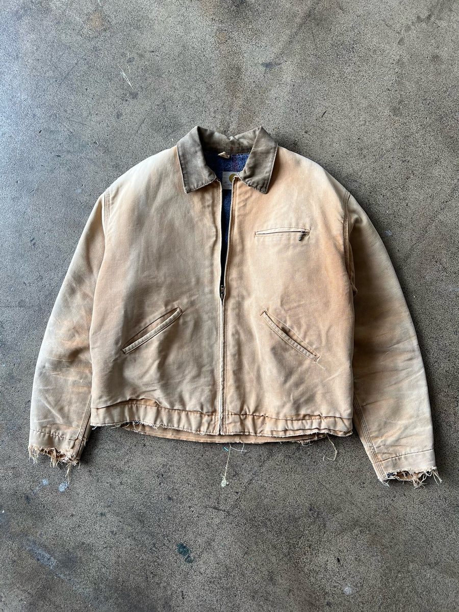 1970s Carhartt Detroit Jacket Faded Tan