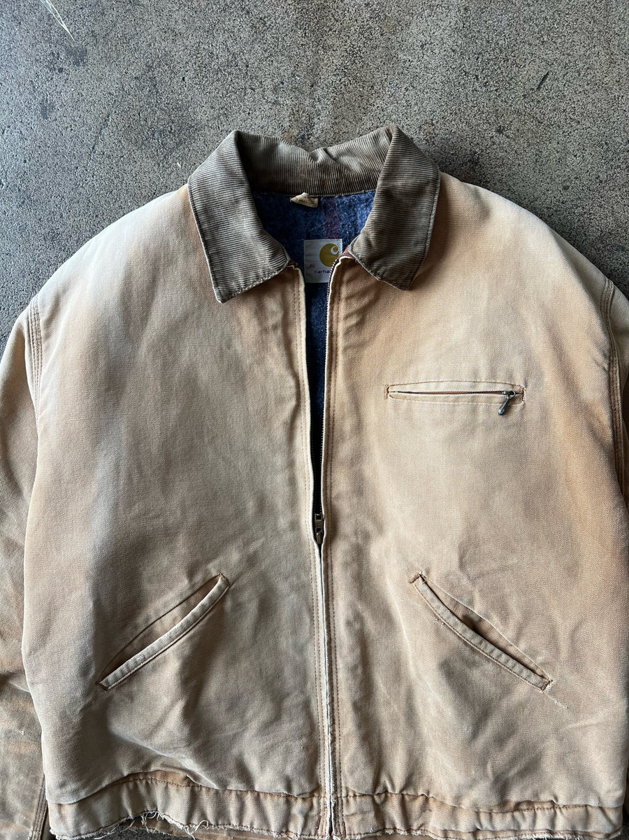 1970s Carhartt Detroit Jacket Faded Tan