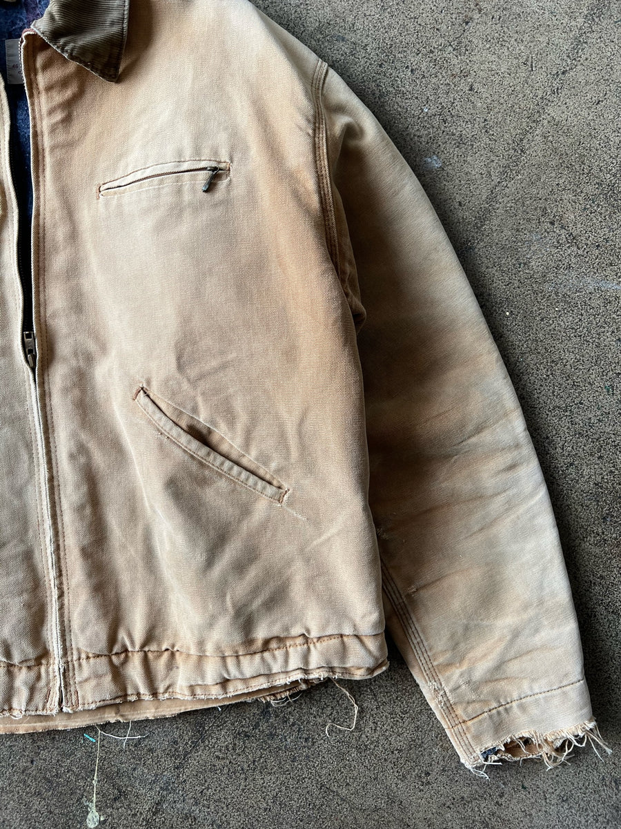 1970s Carhartt Detroit Jacket Faded Tan