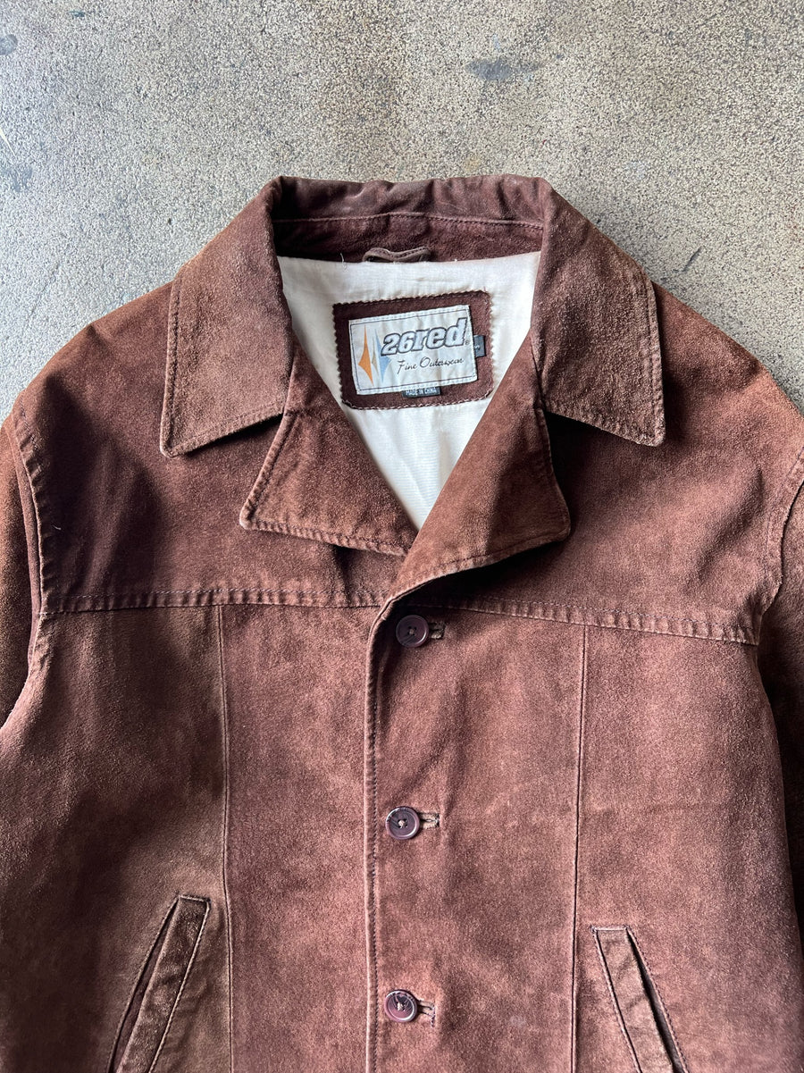 1990s Brown Suede Coat