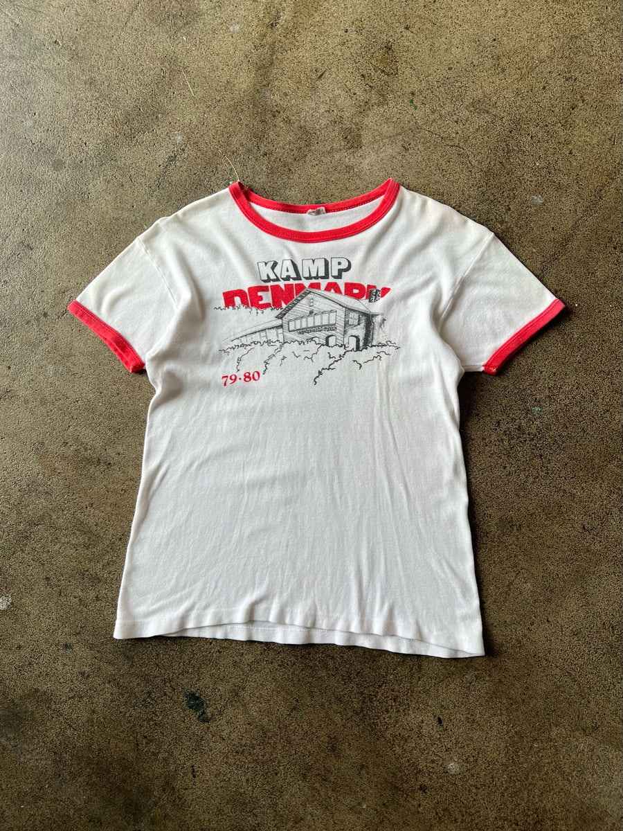 1970s Kamp Denmark Ringer Tee