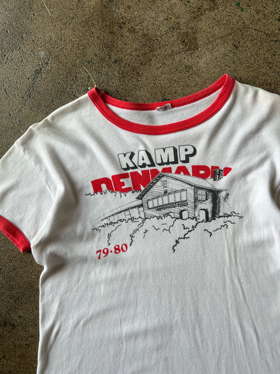 1970s Kamp Denmark Ringer Tee