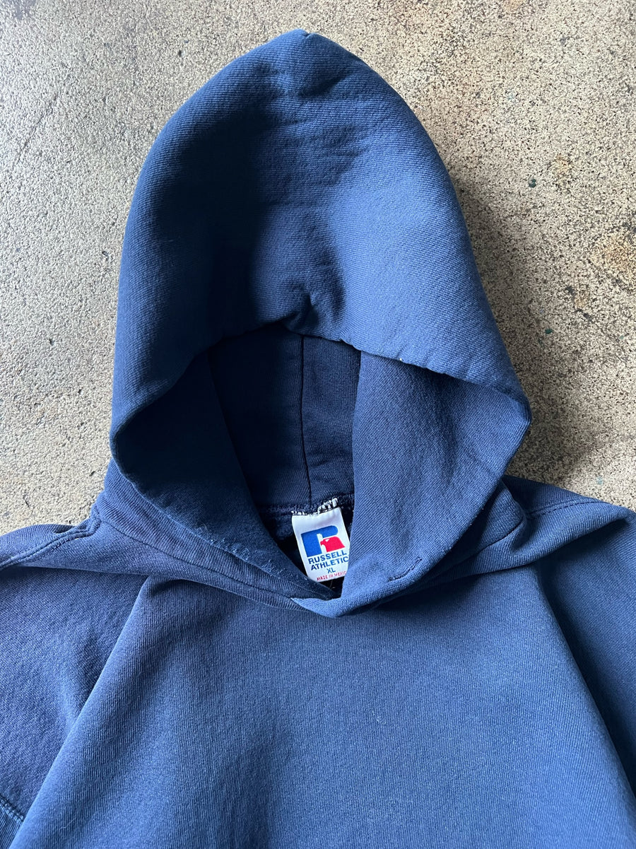 1990s Russell Faded Blue Hoodie