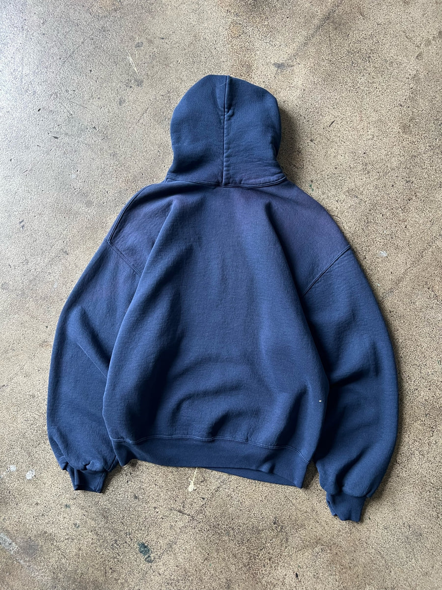 1990s Russell Faded Blue Hoodie