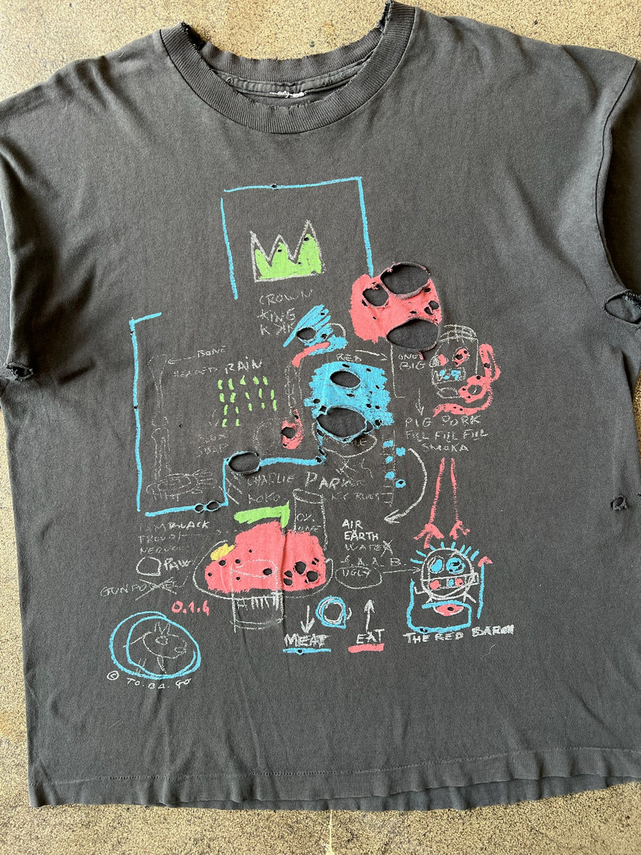 1990s Basquiat Distressed Tee