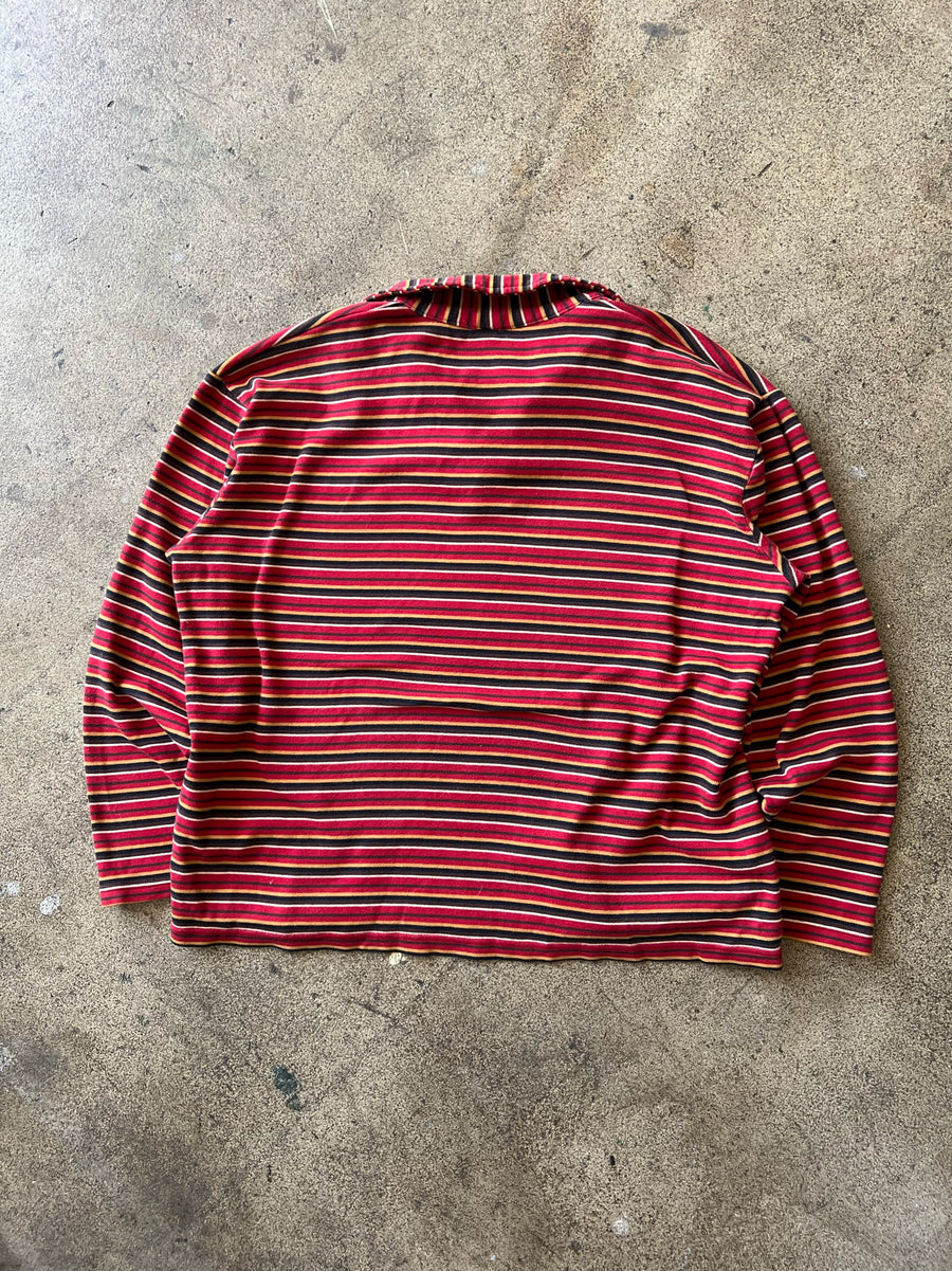 1990s Guess Striped Polo