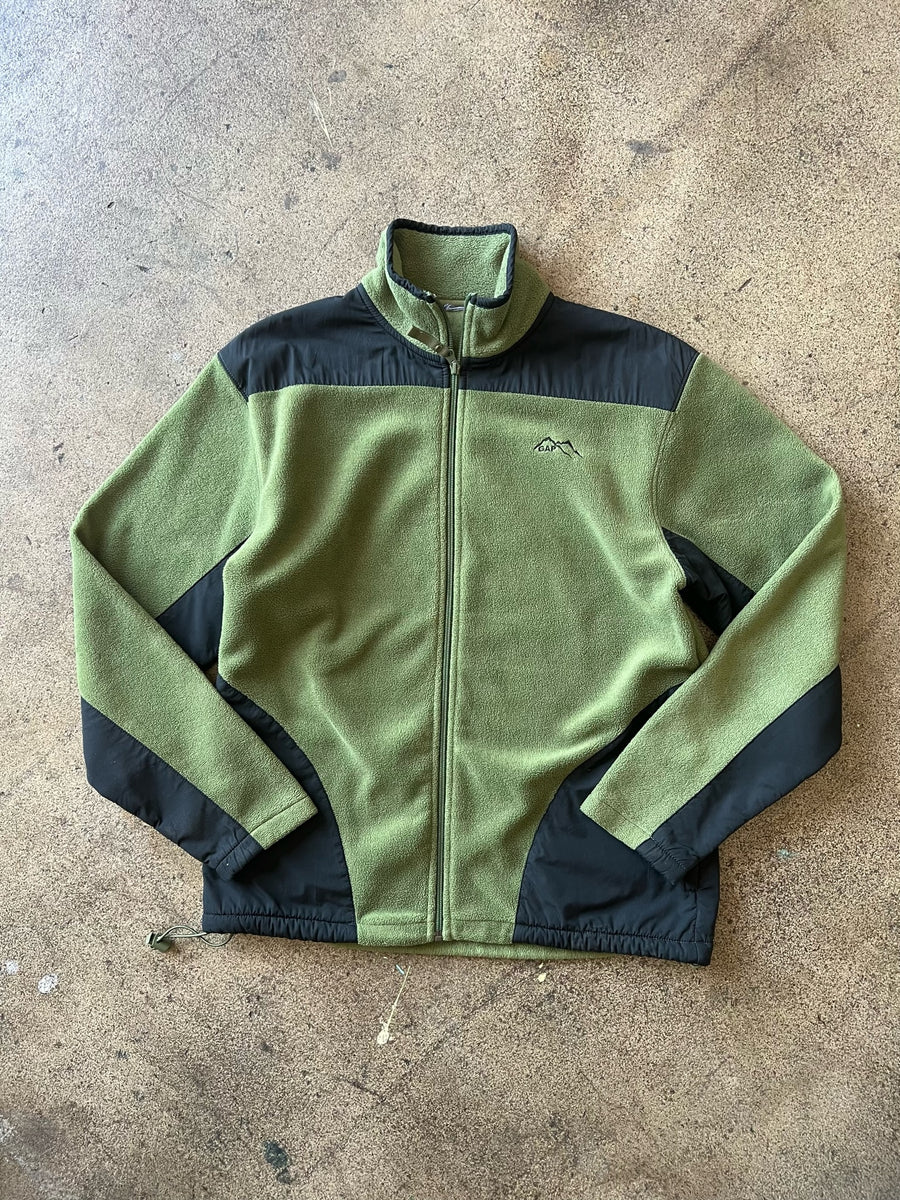 2000s Gap Green Fleece Jacket