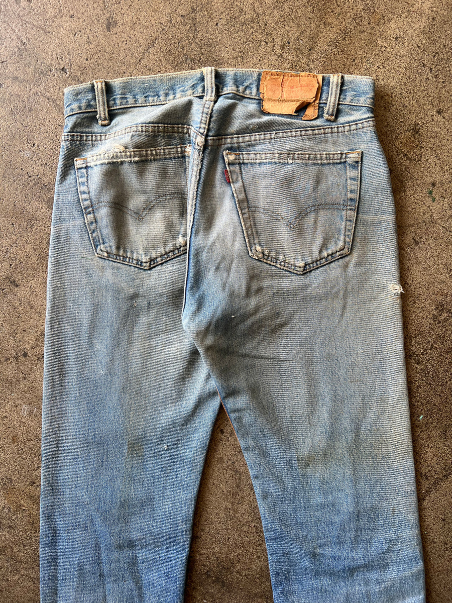 1980s Levi's 501 Suede Chaps Jeans 31