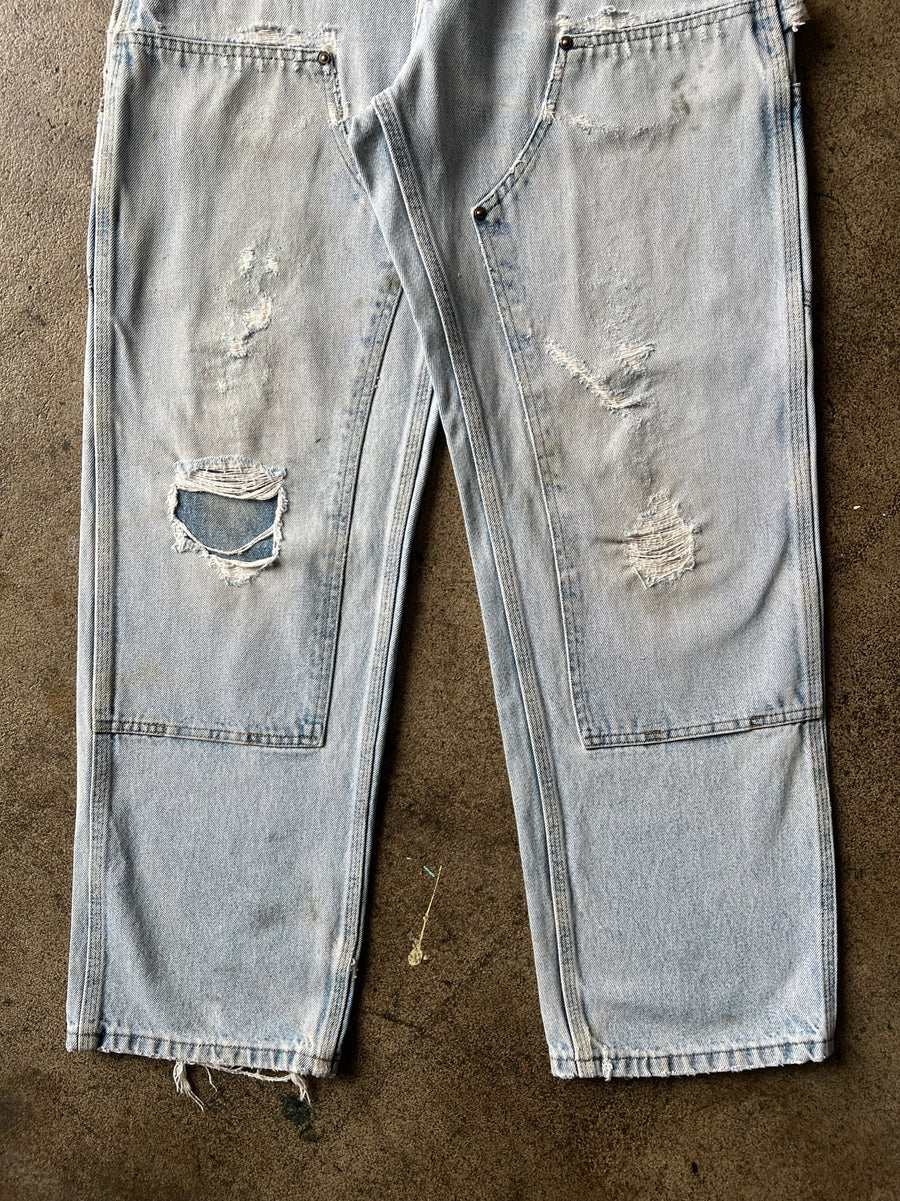 1990s Carhartt Distressed Denim Double Knees 32