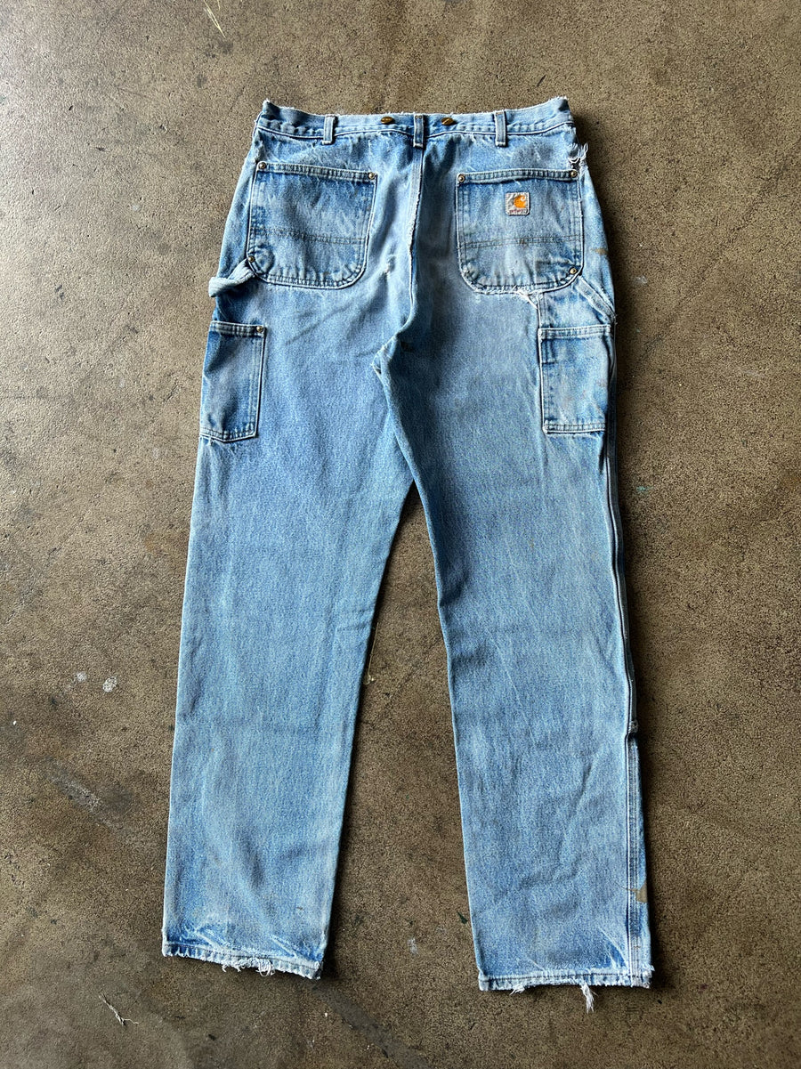 1990s Carhartt Double Knee Denim Pants 36