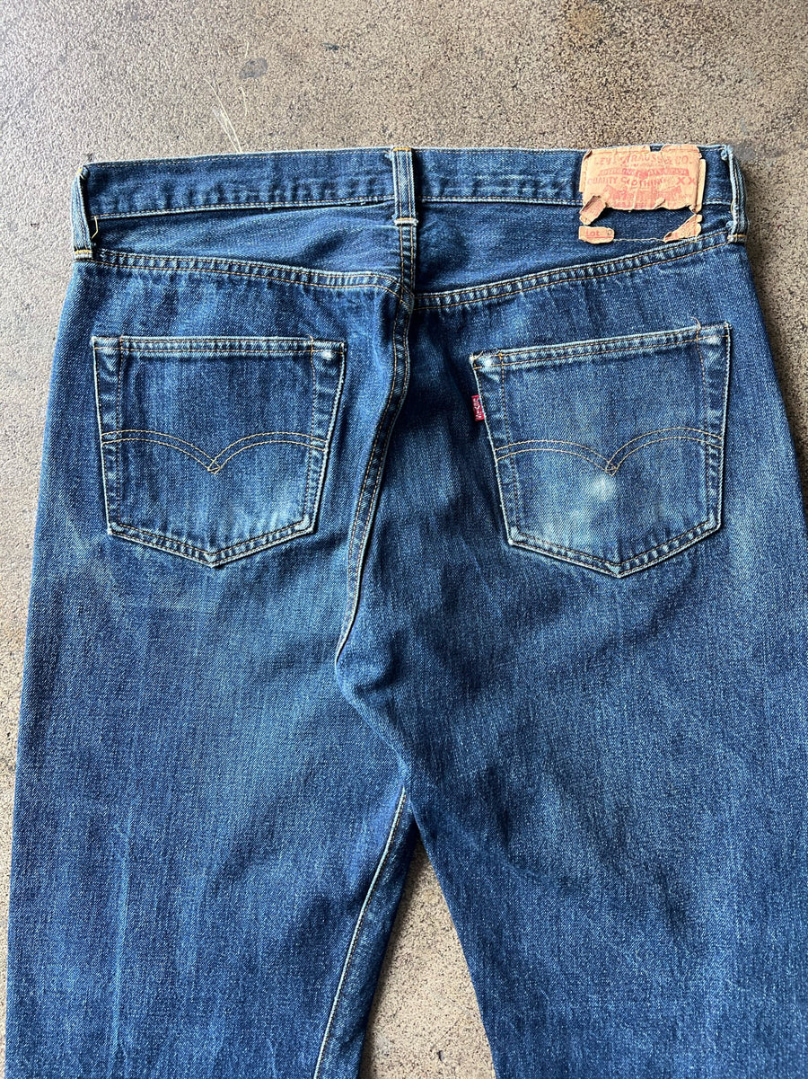 1990s Levi's LVC Big E Pennant Jeans 35