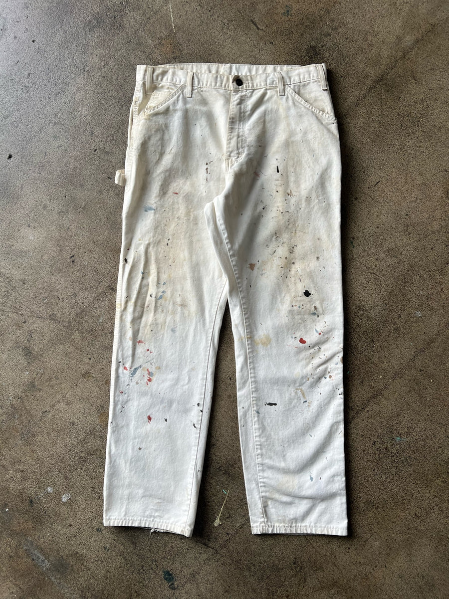 1990s Dickies White Painter Pants 35