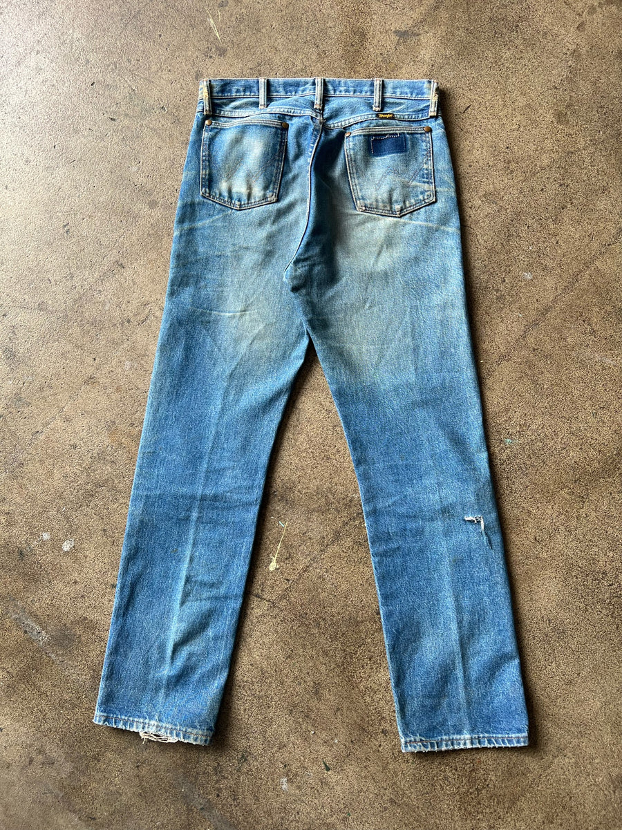 1970s Wrangler Studded Dirty Wash Jeans 34