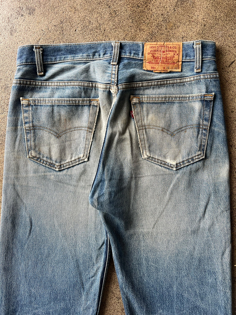 1990s Levi's 501 Dirty Wash Jeans 34