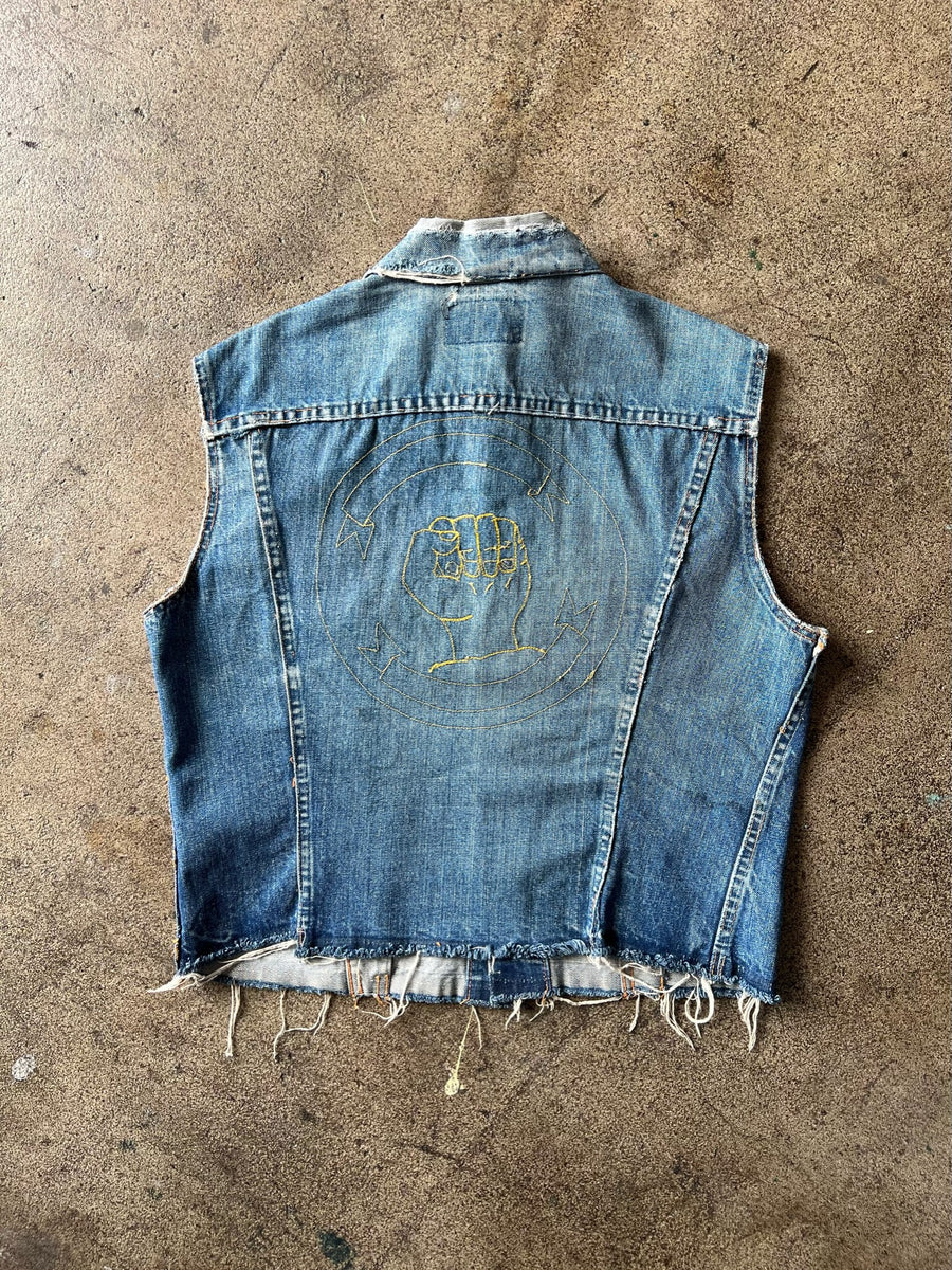 1960s Levi's Big E Black Power Vest