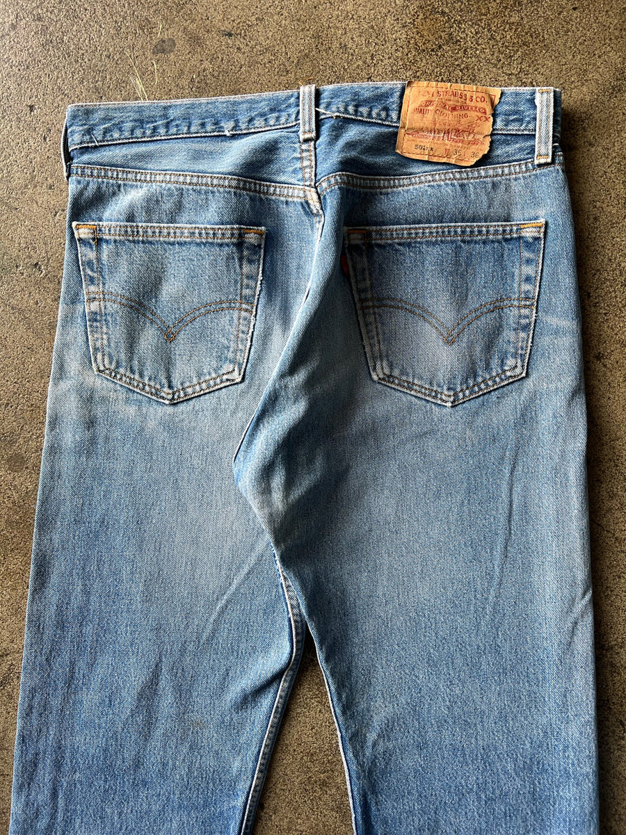 1990s Levi's 501xx Light Wash Jeans 34