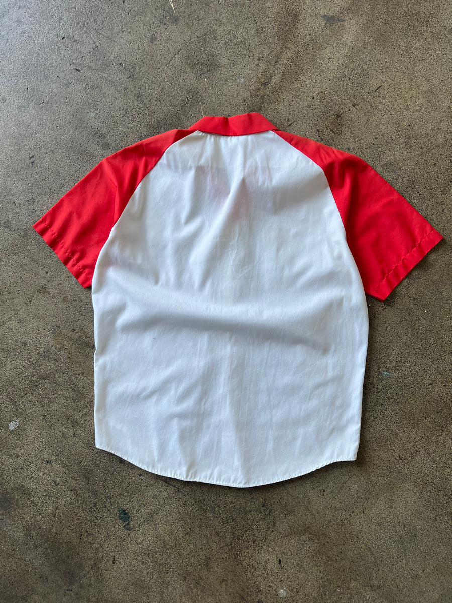 1960s Coca-Cola Color Block Delivery Shirt