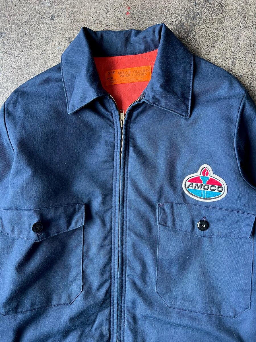 1980s Wear Guard Two Pocket Blue Amoco Work Jacket – Ametora