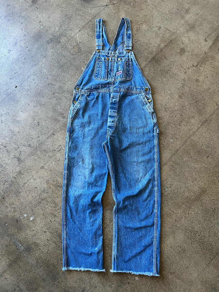 1980s Big Smith Mid Wash Overalls