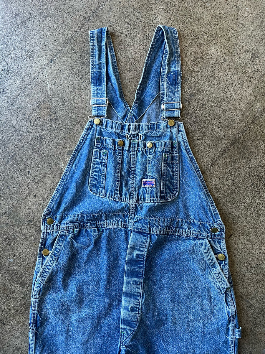 1980s Big Smith Mid Wash Overalls