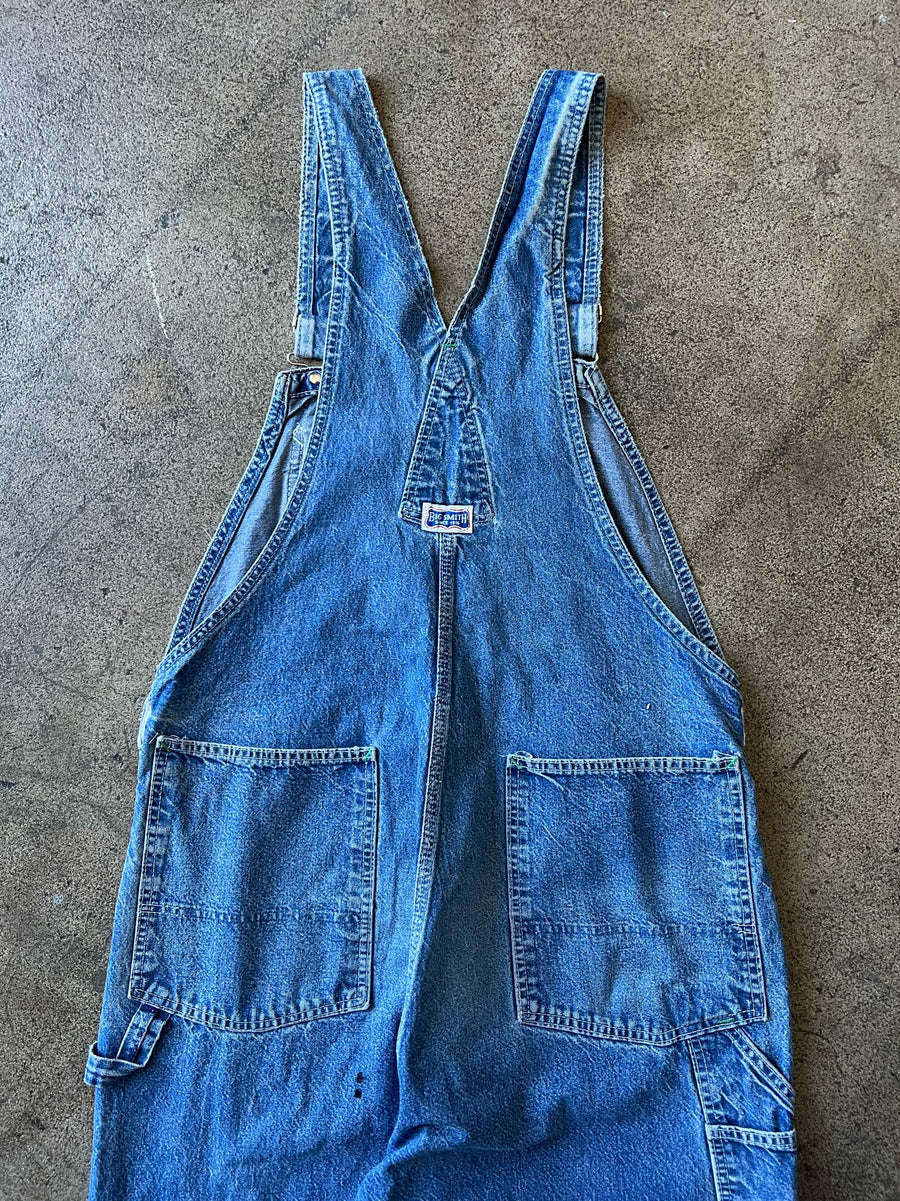 1980s Big Smith Mid Wash Overalls