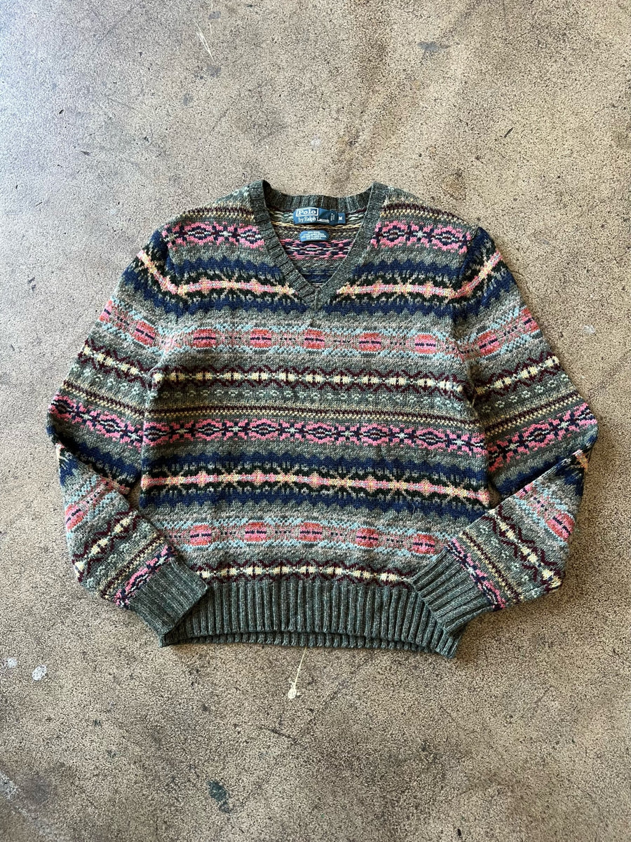 2000s Polo Ralph Lauren Fair Isle Sweater