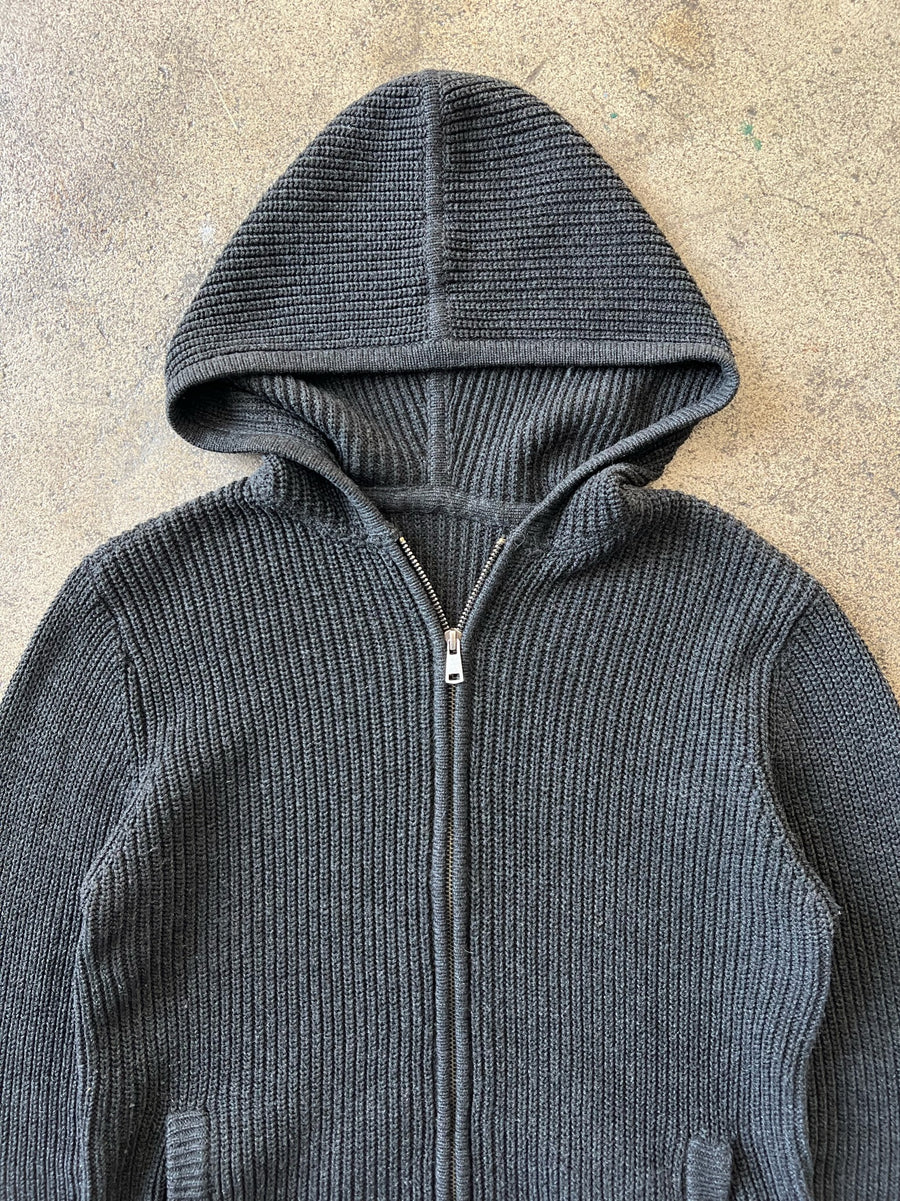 2000s Knit Zip Hoodie