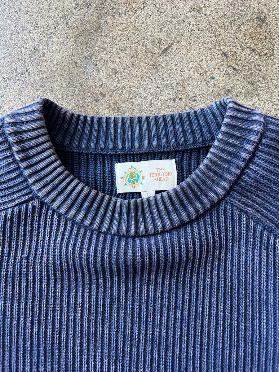 1990s Territory Ahead Ribbed Overdyed Sweater