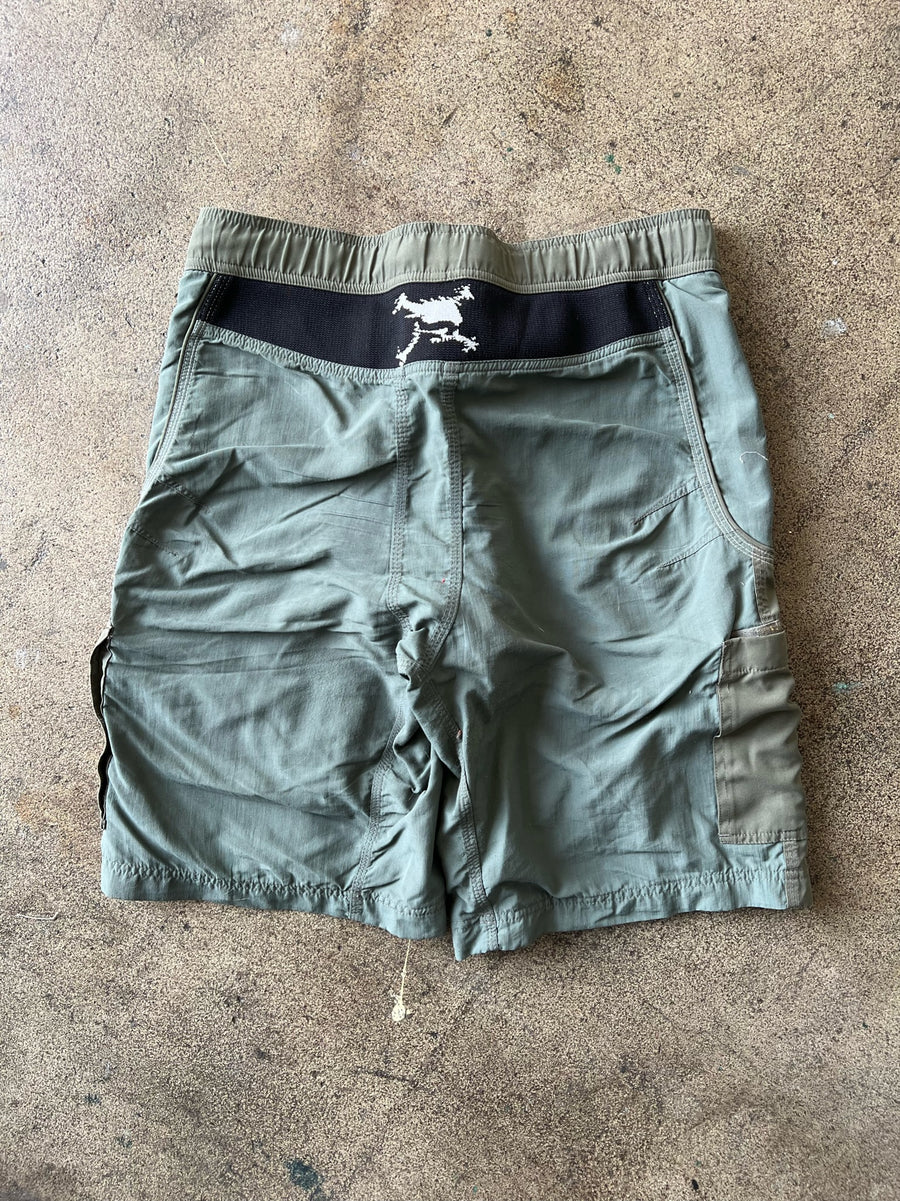 1990s Oakley Green Skull Tech Shorts 11